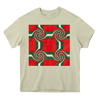 Mossy retro christmas seamless pattern Heavy Core Tee - BundleAndBundleShop