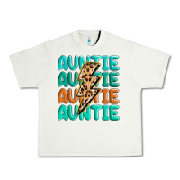 Pistachio auntıe with lightning bolt Urban Heavy Tee - MaliasSmallBusiness