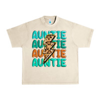 Sandshell auntıe with lightning bolt Urban Heavy Tee - MaliasSmallBusiness