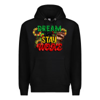 Black dream but stay woke juneteenth Premium Hoodie - CowGirlArtShop