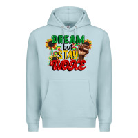 Blue Mist dream but stay woke juneteenth Premium Hoodie - CowGirlArtShop