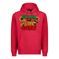 Cardinal dream but stay woke juneteenth Premium Hoodie - CowGirlArtShop
