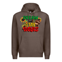 Coffee dream but stay woke juneteenth Premium Hoodie - CowGirlArtShop