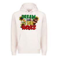 Pale Pink dream but stay woke juneteenth Premium Hoodie - CowGirlArtShop
