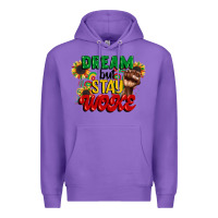 Purple dream but stay woke juneteenth Premium Hoodie - CowGirlArtShop