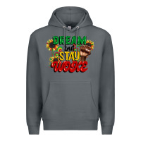 Rock dream but stay woke juneteenth Premium Hoodie - CowGirlArtShop