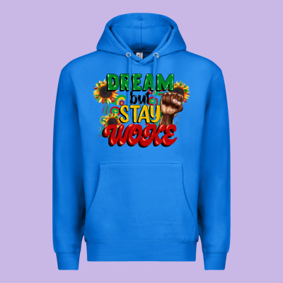Dream But Stay Woke Juneteenth Premium Hoodie Designed By Cowgirlartshop