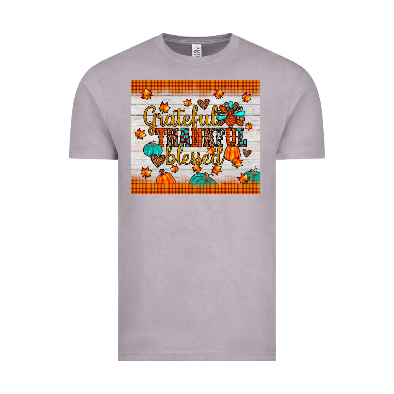 Grateful Thankful Blessed Vintage Tee by JahusDesignShop | Teevron