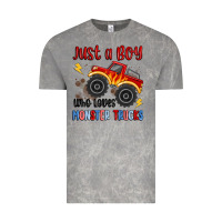 Cloud Rock just a boy who loves monster trucks Vintage Tee - MaliasSmallBusiness