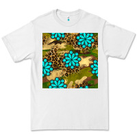 White camouflage leopard gemstone seamless pattern Premium Tee - BundleAndBundleShop