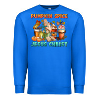 True Royal pumpkin spice and jesus christ Premium Sweatshirt - CowGirlArtShop