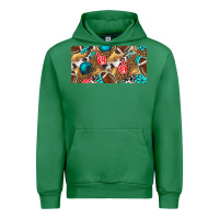 Emerald american  football with turquoise license plate Urban Hoodie - BundleAndBundleShop