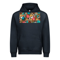 Navy american  football with turquoise license plate Urban Hoodie - BundleAndBundleShop