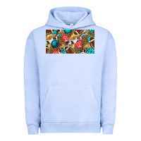 Pigment Grape Ice american  football with turquoise license plate Urban Hoodie - BundleAndBundleShop
