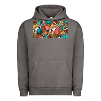 Pigment Tornado american  football with turquoise license plate Urban Hoodie - BundleAndBundleShop