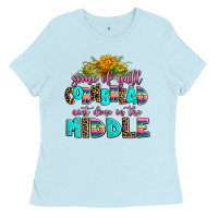 Baby Blue some of yall cornbread aint done in the middle Ladies Tee - AdoDesignShop