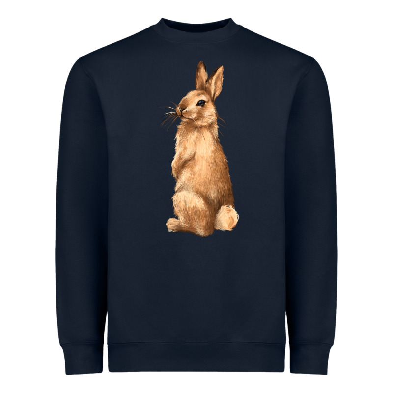 Bunny Heavyweight Sweatshirt by NancyCooperArtShop | Teevron
