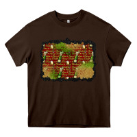 Chocolate Brown christmas champagne background Heavy Core Tee - BundleAndBundleShop