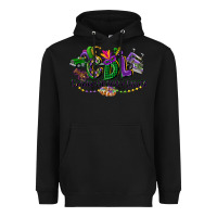 Black cdl mardi gras Heavyweight Hoodie - CowGirlArtShop