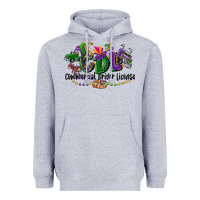 Heather Grey cdl mardi gras Heavyweight Hoodie - CowGirlArtShop