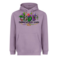 Lavender cdl mardi gras Heavyweight Hoodie - CowGirlArtShop