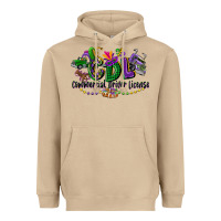 Mushroom cdl mardi gras Heavyweight Hoodie - CowGirlArtShop