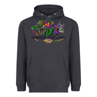Smoke cdl mardi gras Heavyweight Hoodie - CowGirlArtShop