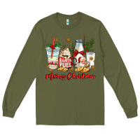 Army Green santa fuel merry christmas Long Sleeve Tee - MaliasSmallBusiness