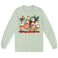 Matcha santa fuel merry christmas Long Sleeve Tee - MaliasSmallBusiness
