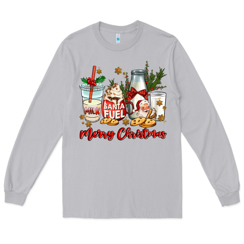 Santa Fuel Merry Christmas Long Sleeve Tee by MaliasSmallBusiness | Teevron
