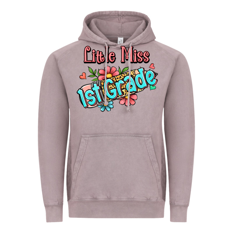 Little Miss First Grade Vintage Hoodie by Jasminsmagicworld | Teevron