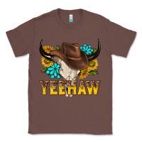 Chestnut yeehaw bull skull Classic Tee - NancyCooperArtShop