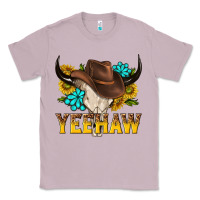 Lilac yeehaw bull skull Classic Tee - NancyCooperArtShop