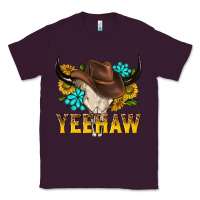 Plum yeehaw bull skull Classic Tee - NancyCooperArtShop