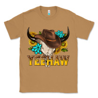 Toasted Coconut yeehaw bull skull Classic Tee - NancyCooperArtShop