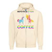 Sandshell Before After Coffee Zipper Hoodie - Bettercallsaul