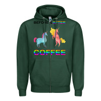 Sports Green Before After Coffee Zipper Hoodie - Bettercallsaul
