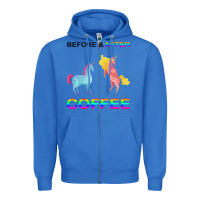 True Royal Before After Coffee Zipper Hoodie - Bettercallsaul