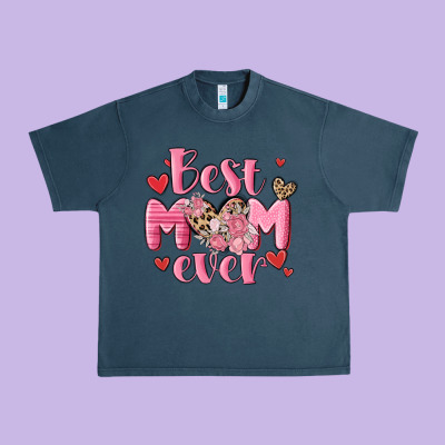 Best Mom Ever Urban Heavy Tee Designed By Maliassmallbusiness