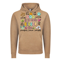 Vintage Coffee god is so much bigger than malia Vintage Hoodie - MaliasSmallBusiness