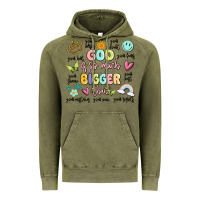 Vintage Olive god is so much bigger than malia Vintage Hoodie - MaliasSmallBusiness