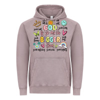 Vintage Zinc god is so much bigger than malia Vintage Hoodie - MaliasSmallBusiness