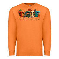 Carrot tgif thank goodness its fall Premium Sweatshirt - CowGirlArtShop