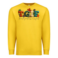 Lemon tgif thank goodness its fall Premium Sweatshirt - CowGirlArtShop