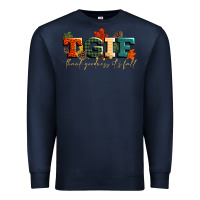 Navy tgif thank goodness its fall Premium Sweatshirt - CowGirlArtShop