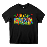 Black autism mama Heavy Core Tee - Artiststas