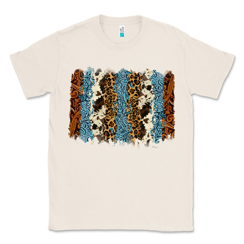 Tool Leather Leopard Cowhide Backround Classic Tee by RanaPortraitStore | Teevron