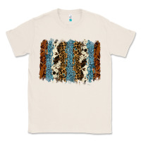 Natural tool leather leopard cowhide backround Classic Tee - RanaPortraitStore