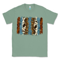 Sage tool leather leopard cowhide backround Classic Tee - RanaPortraitStore
