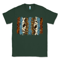 Sports Green tool leather leopard cowhide backround Classic Tee - RanaPortraitStore
